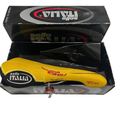 Sella Flite Gel 2000 Genuine NOS-NIB Vintage Selle Italia Sella Flite Gel 2000 Genuine NOS-NIB Vintage Selle Italia