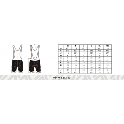 Salopette ciclismo B38 Force