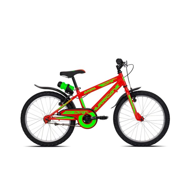 Bici 16" Bambino HURRICANE 1vel. Rosso/lucido BRERA