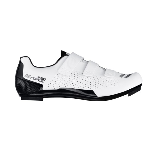 Scarpe Ciclismo Corsa FORCE Road Hero2 White N43