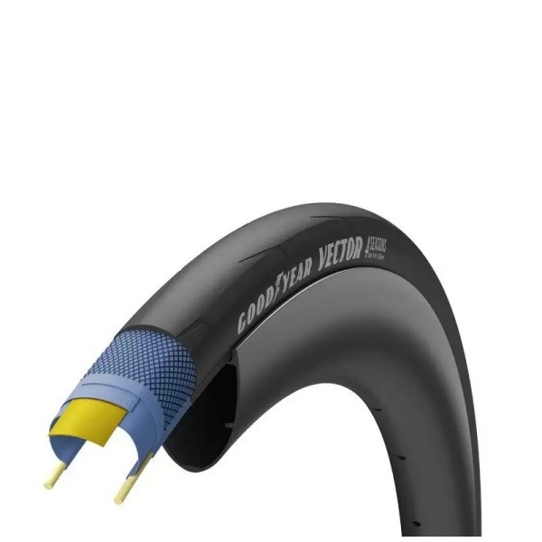 Copertone 700x28 Vector 4Season Dynamic Silica4 Dual R:Shield Pieghevole Nero VREDESTEIN