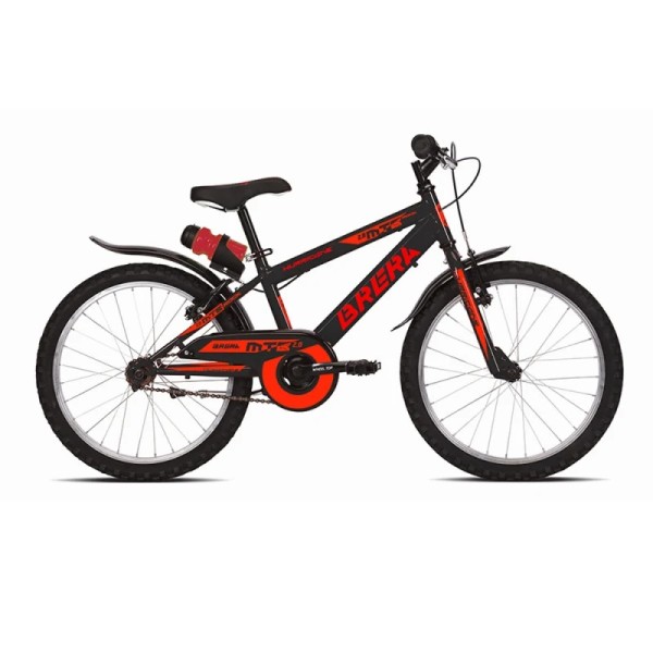 Bici 20" Bambino HURRICANE 6v nero/rosso BRERA