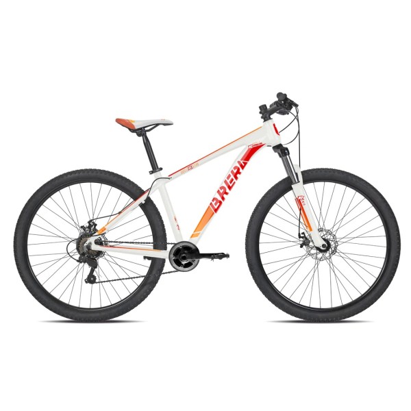 Bici Uomo 27.5" HYPER 1x8 Vel. Bianco-Arancio H43 BRERA