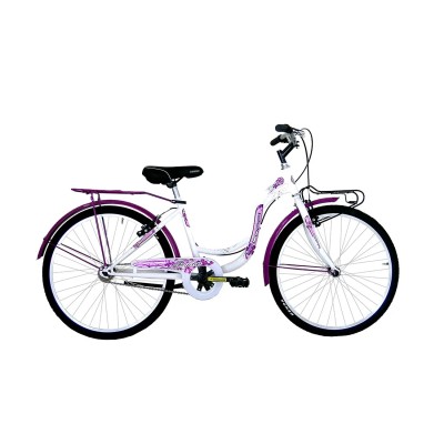 Bici Donna 24" BRIO cambio 6v. ciclamino-bianco/lucido BRERA