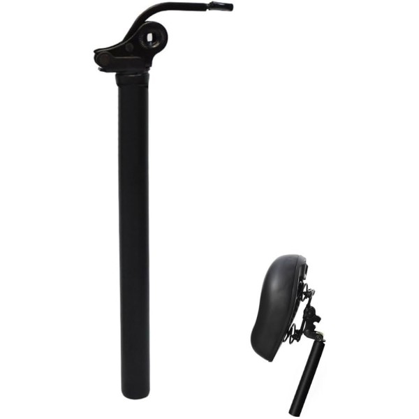 Reggisella Ribaltabile Fat Bike Ø 27.2 x 350mm Nero