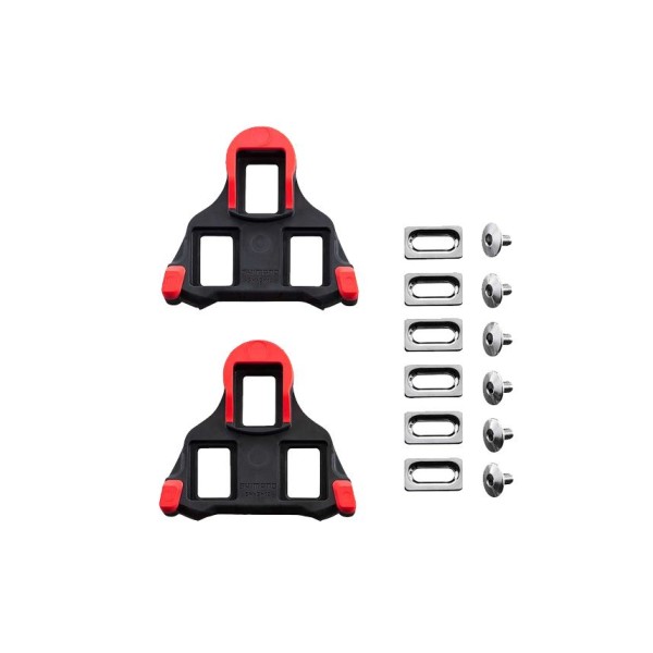 Tacchette Pedali SM-SH10 Rosse 0 gradi SHIMANO