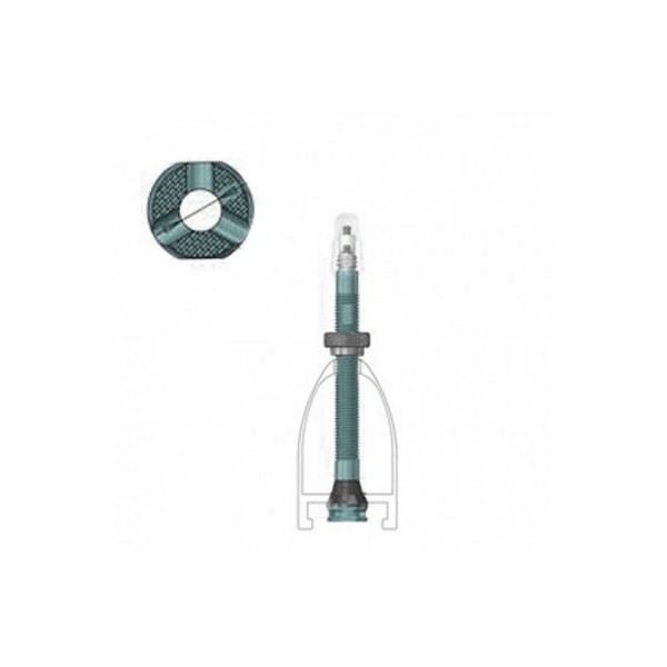 Valvole Tubeless da 60mm 2pz MvTek