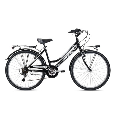 Bici Donna 24" Senza Cambio Colore Nero Mod. 404R AURELIA