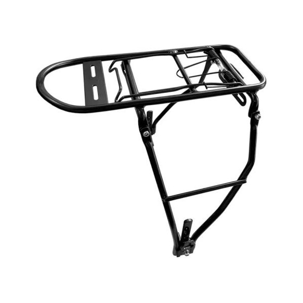 Portapacchi Posteriore Bici Fat 20" nero attacco Laterale MvTek