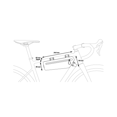 Borsa Bici Al Telaio Zefal Z Adventure C2 2.5 L ZEFAL