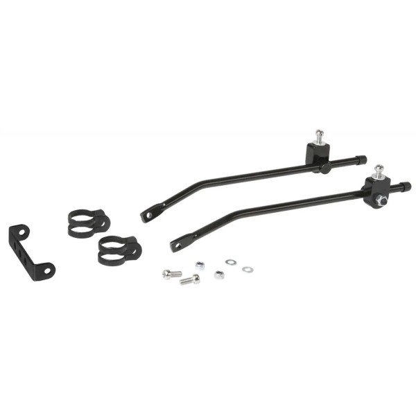Piastre Portapacchi Bici Laterali 250MM Con SET Adattatori Bonin