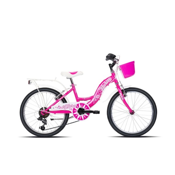 Bici 12" FLORA Bambina 1v rosa/lucido BRERA