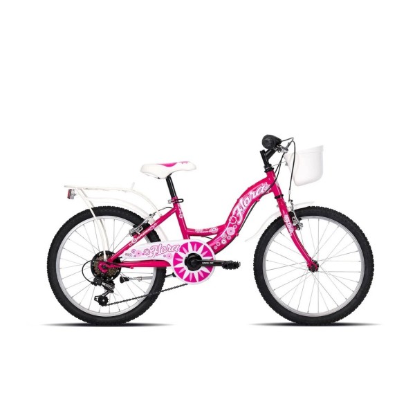 Bici 12" FLORA Bambina 1v. ciclamino/lucido BRERA