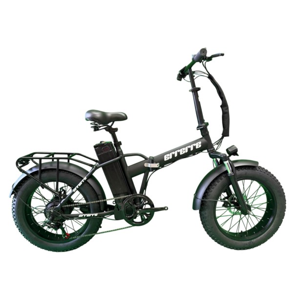 Bici Elettrica Fat Bike 20" Disco Meccanico 250W 48v Nero ERRERRE
