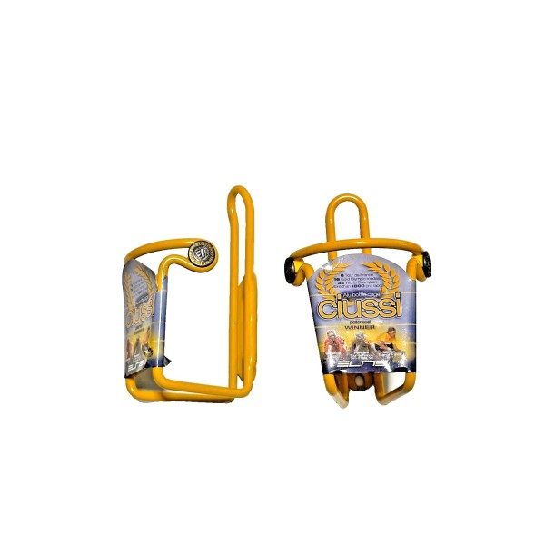 Coppia Portaborracce Ciclismo Ciussi ELITE giallo anno 1997-1998 Vintage