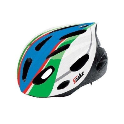 Casco Bici snake 2 colore italia 53-56 mm MvTek Casco Bici snake 2 colore italia 53-56 mm MvTek