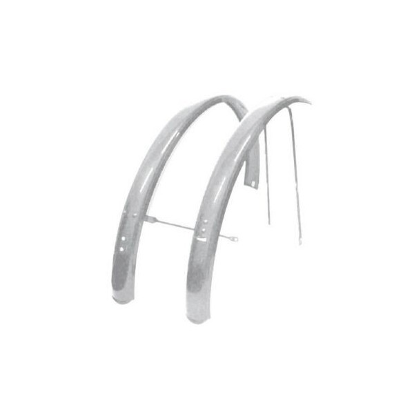 Parafanghi Bici PIEGHEVOLE 20” acciaio MvTek
