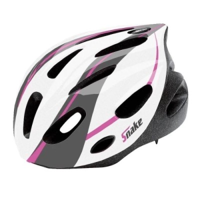 Casco Bici snake 2 bianco/grigio/viola 53-56 mm MvTek Casco Bici snake 2 bianco/grigio/viola 53-56 mm MvTek