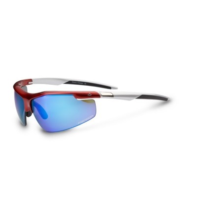 Occhiali MERIDA Ciclismo rosso lucido/grigio con lenti EXTRA Occhiali MERIDA Ciclismo rosso lucido/grigio con lenti EXTRA