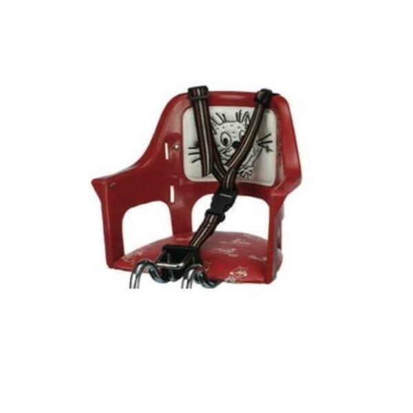 Sediolino bici anteriore CBF 101 rosso