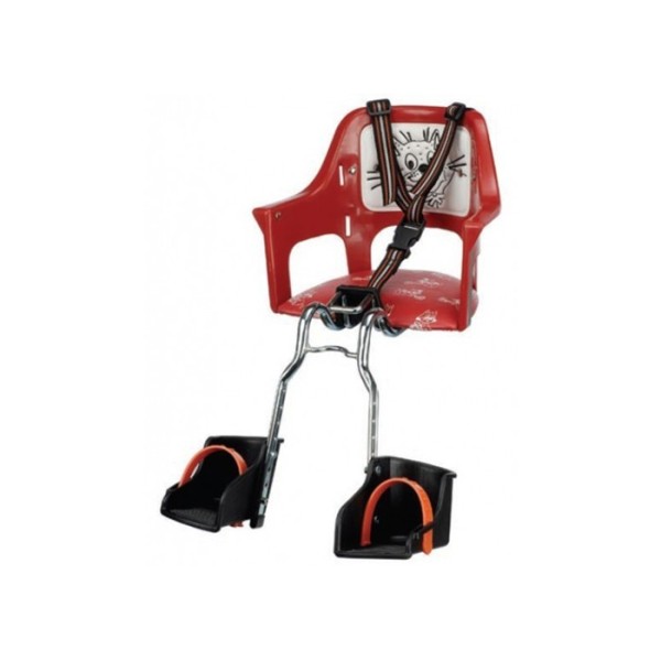 Sediolino bici anteriore CBF 105 rosso