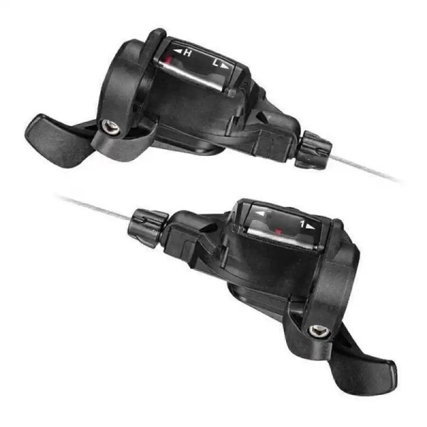 Coppia comandi cambio 6x3v. per MTB-CITY BIKE