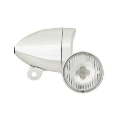 Fanale anteriore per bici a pila SILVER MvTek Fanale anteriore per bici a pila SILVER MvTek